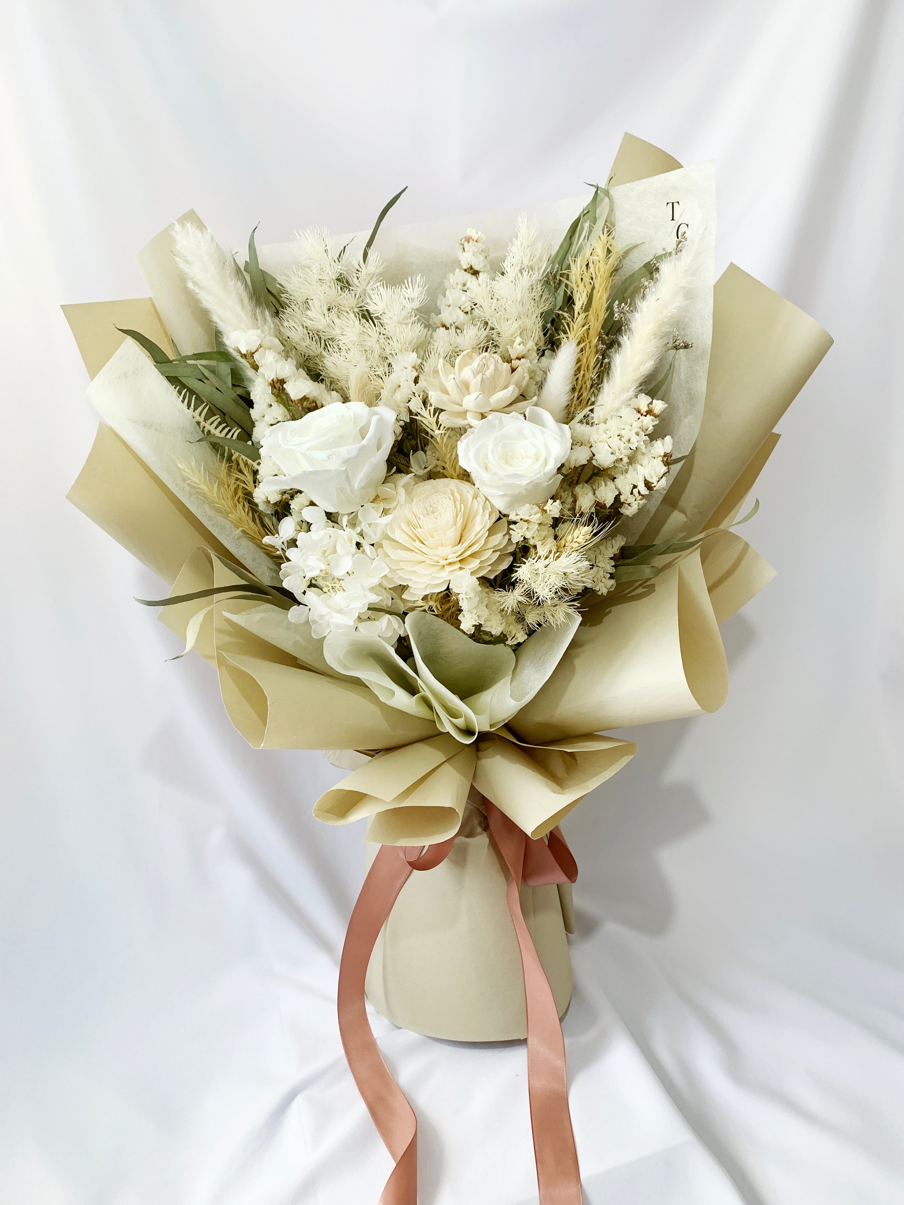 White Rustic Bouquet