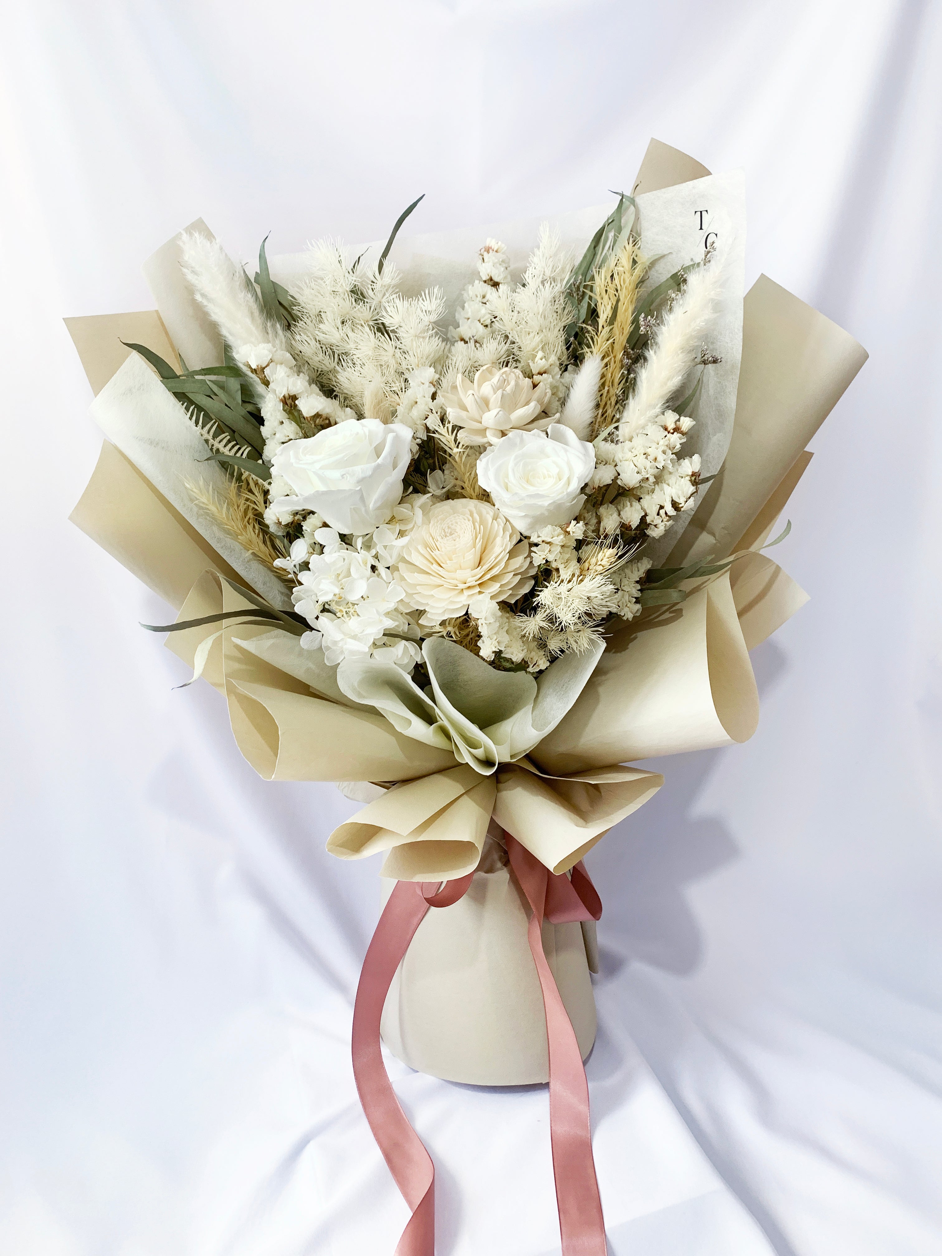 White Rustic Bouquet
