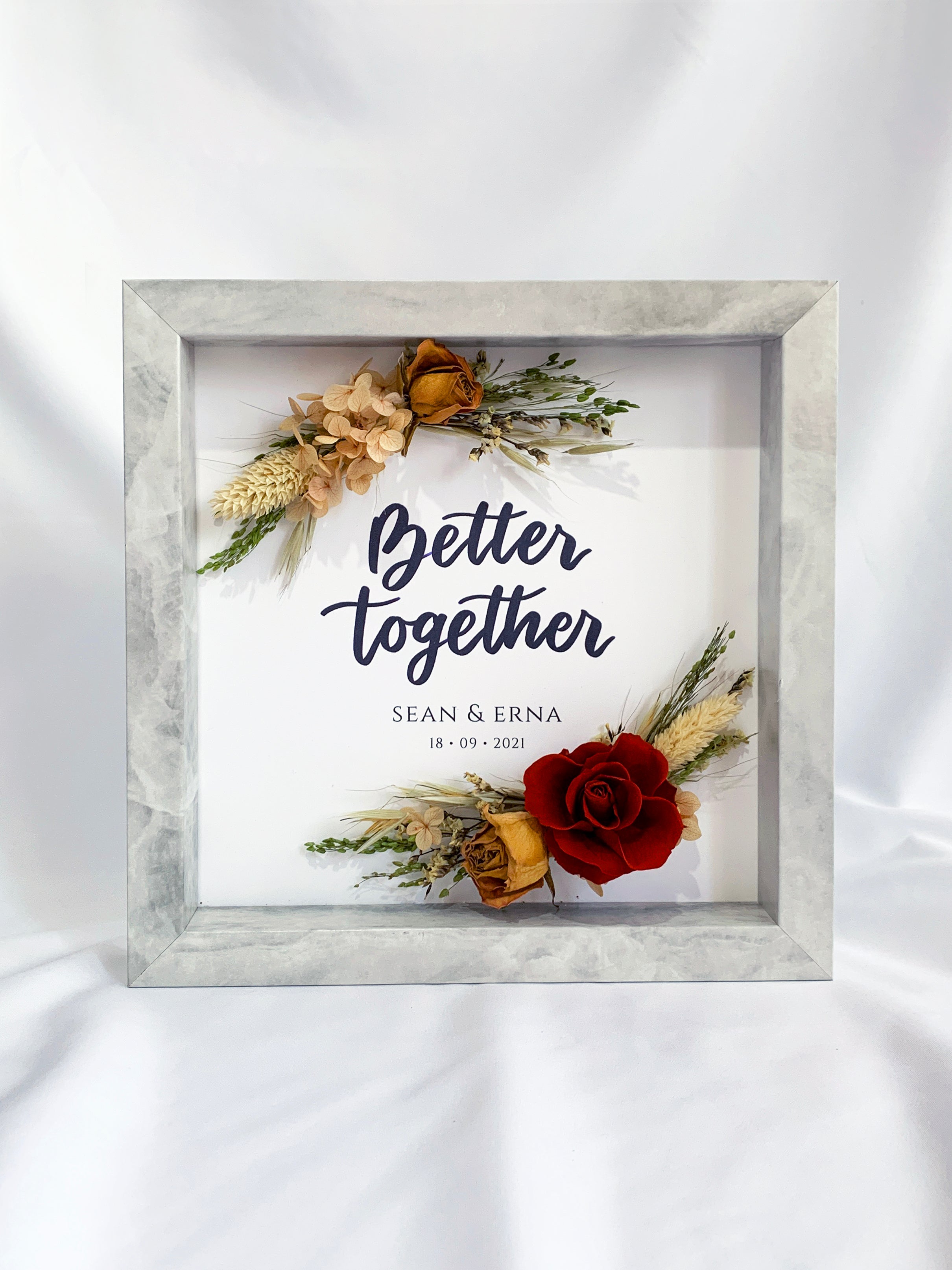 Better Together Flower Frame