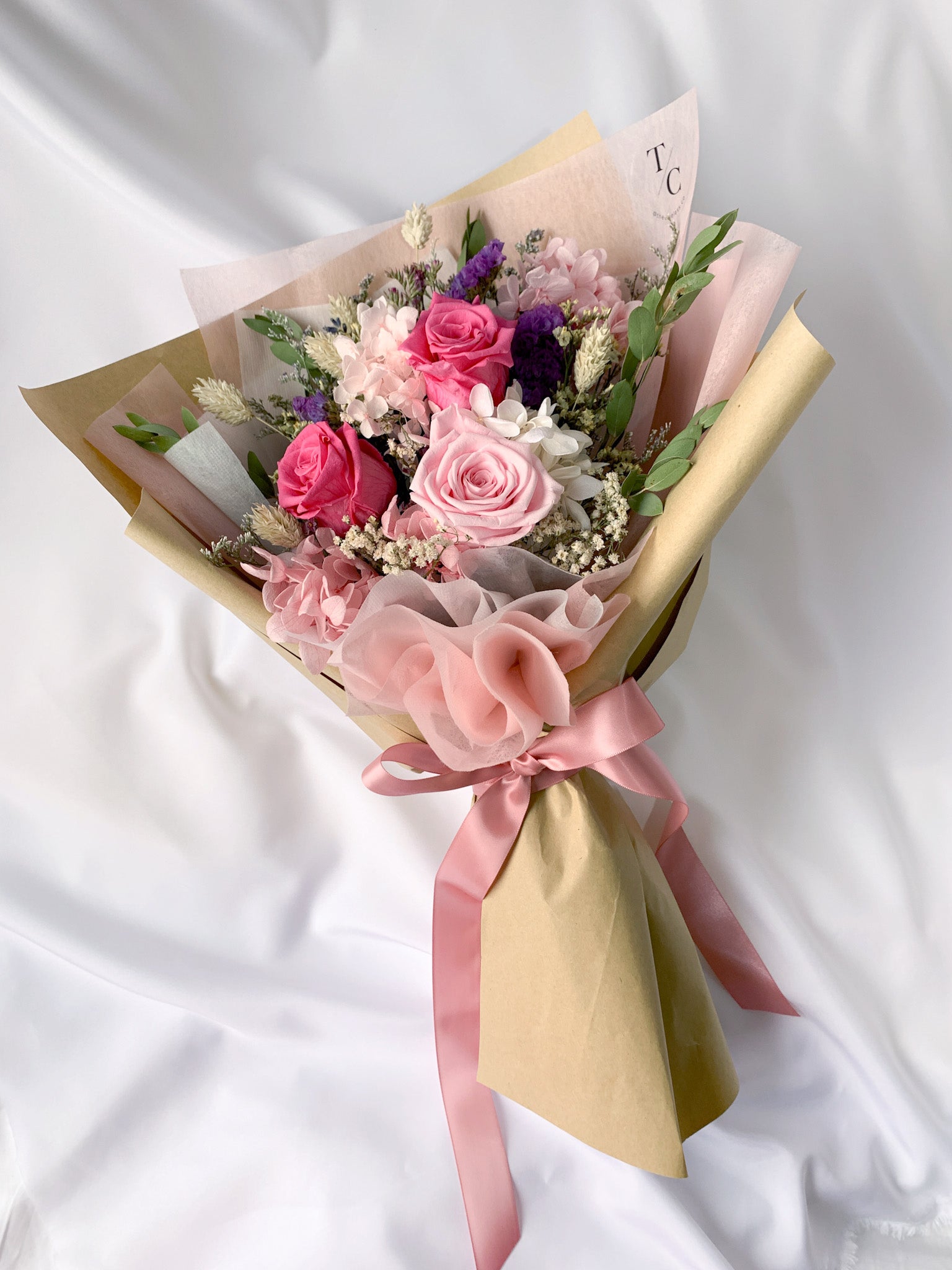 Preserved Rose Bouquet • Korean Style –