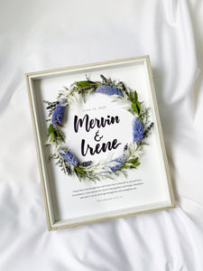 Frosty Flower Frame