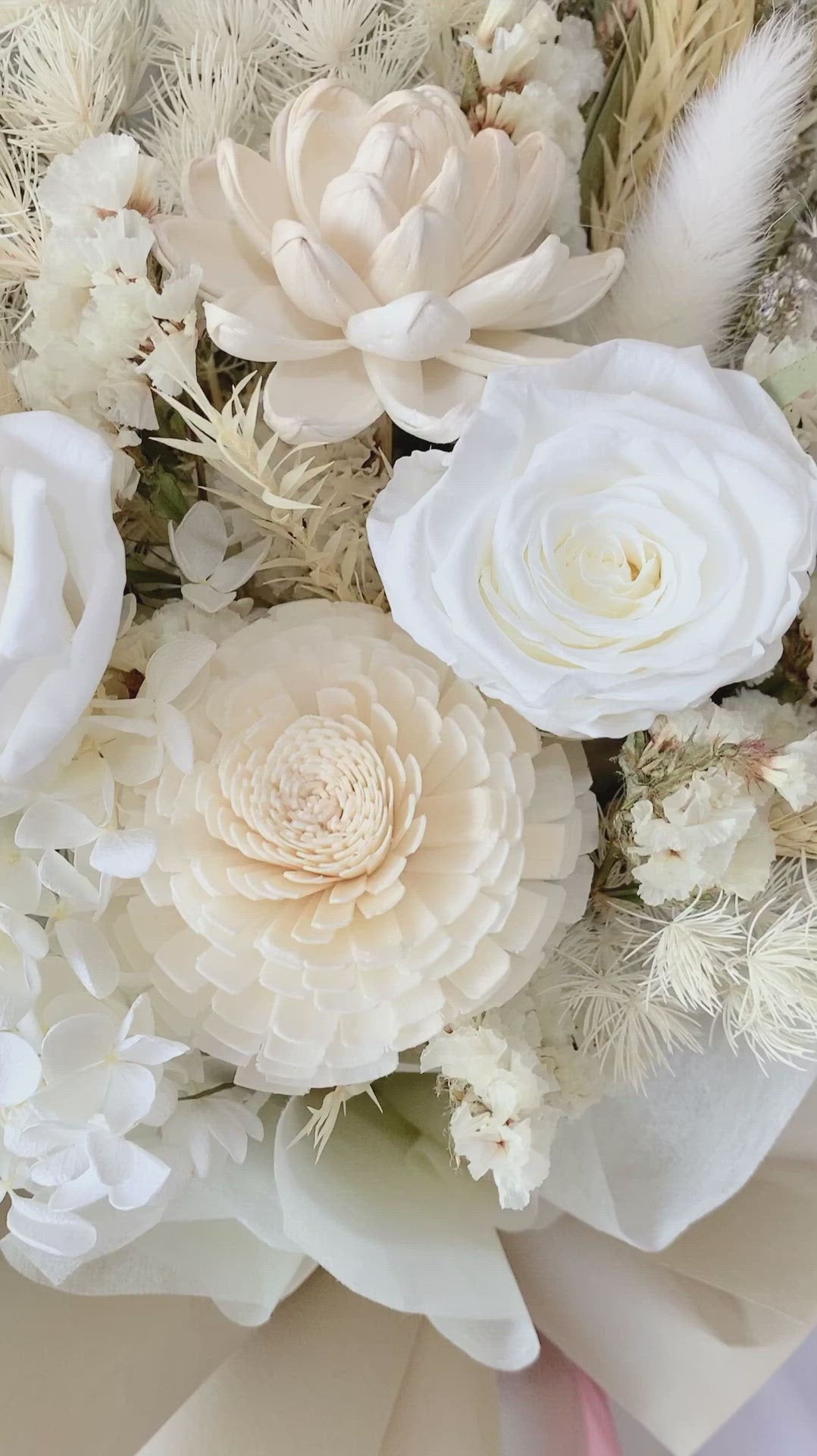 White Rustic Bouquet